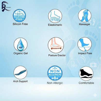 Gel Insoles with Arch